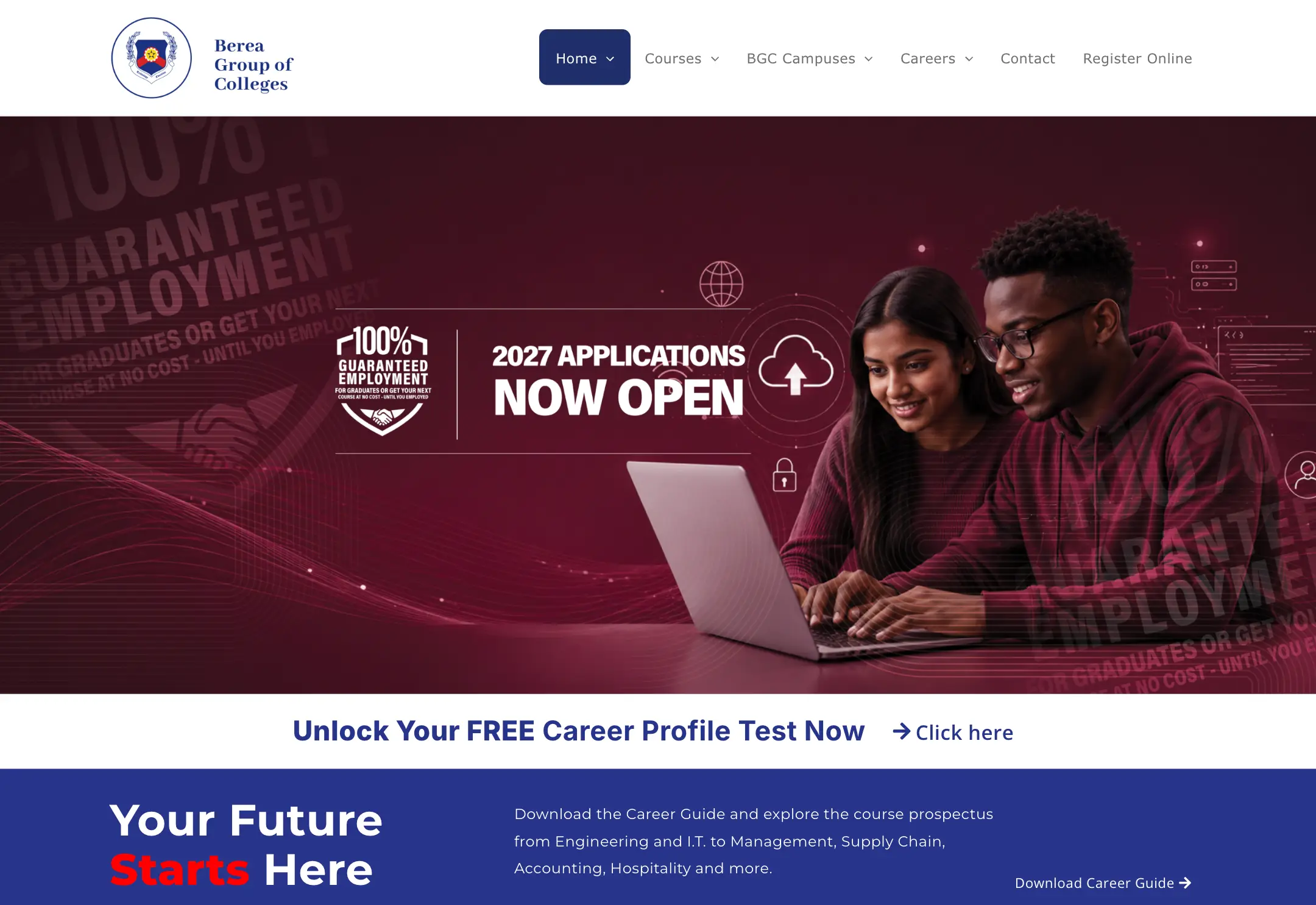 The Berea Group of Colleges website